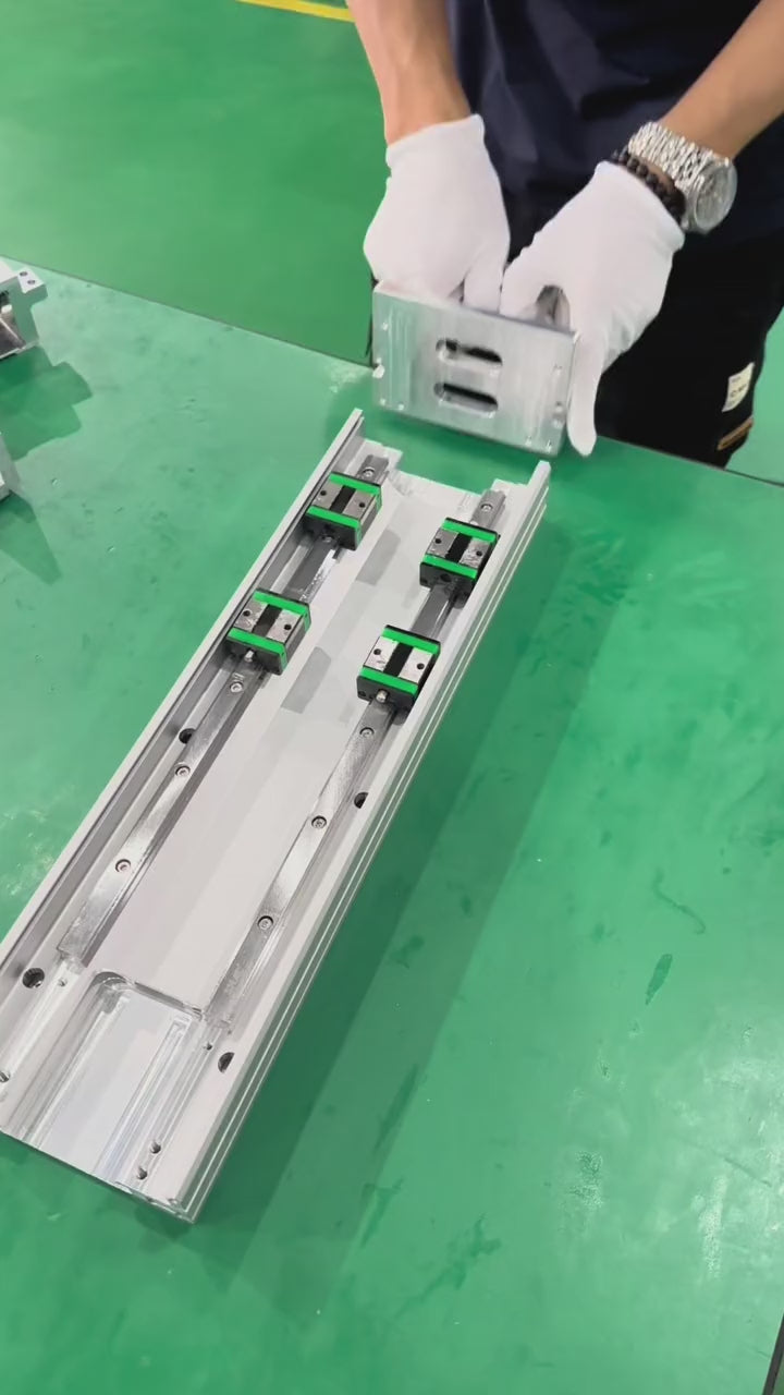 Belt driven linear actuator axis