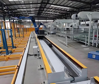 Rails linéaires au sol à 7 axes pour robot collaboratif