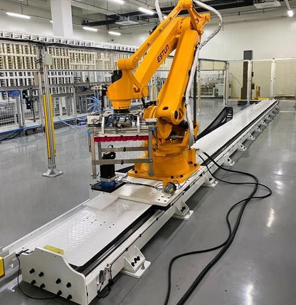 Rails linéaires au sol à 7 axes pour robot collaboratif