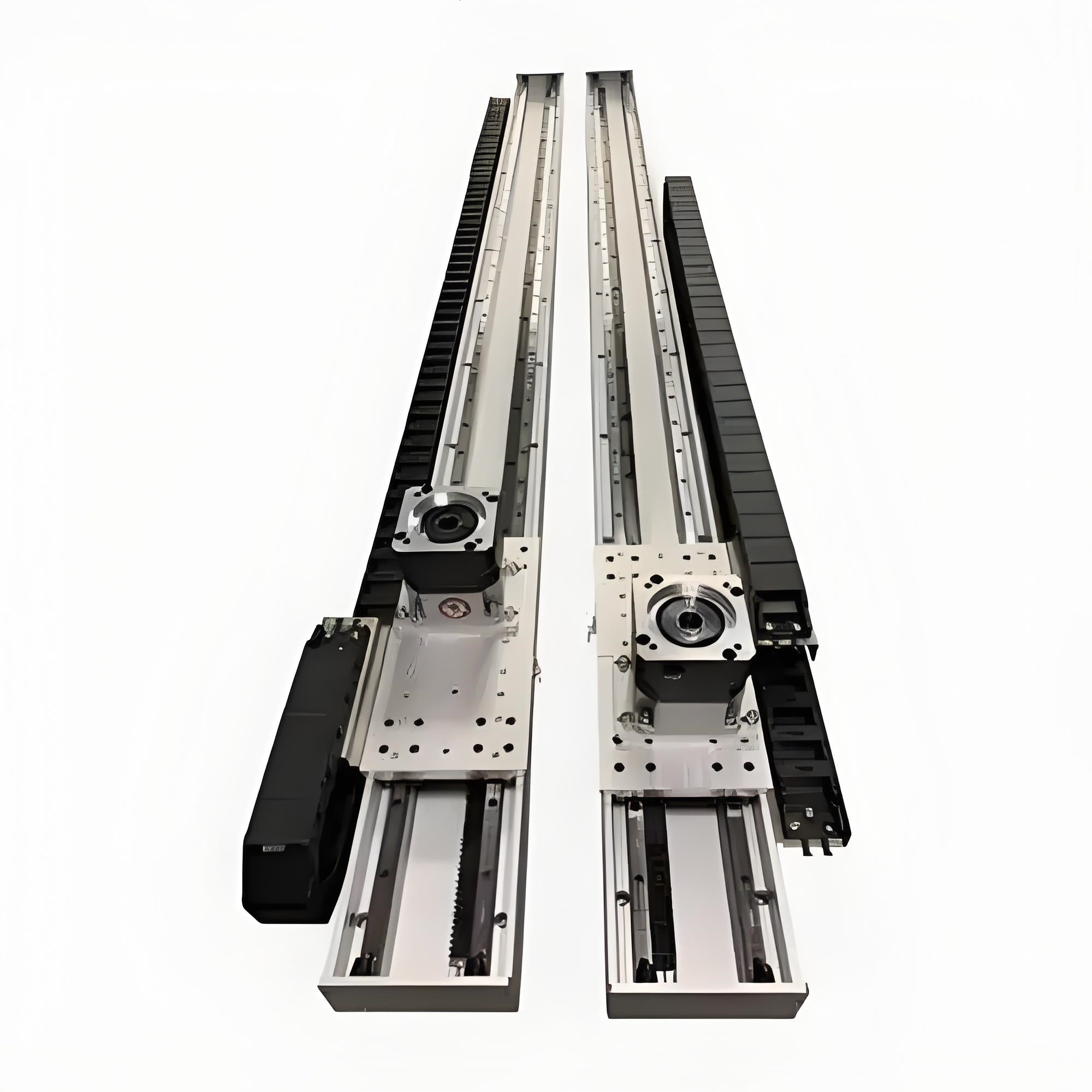 Heavy-Duty Servo Rack and pinion rail track axis Linear motion system ...
